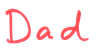Print Red Dad clear background